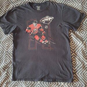 Reebok NHL Zach Parise Minnesota Wild T-Shirt - Men's Size L